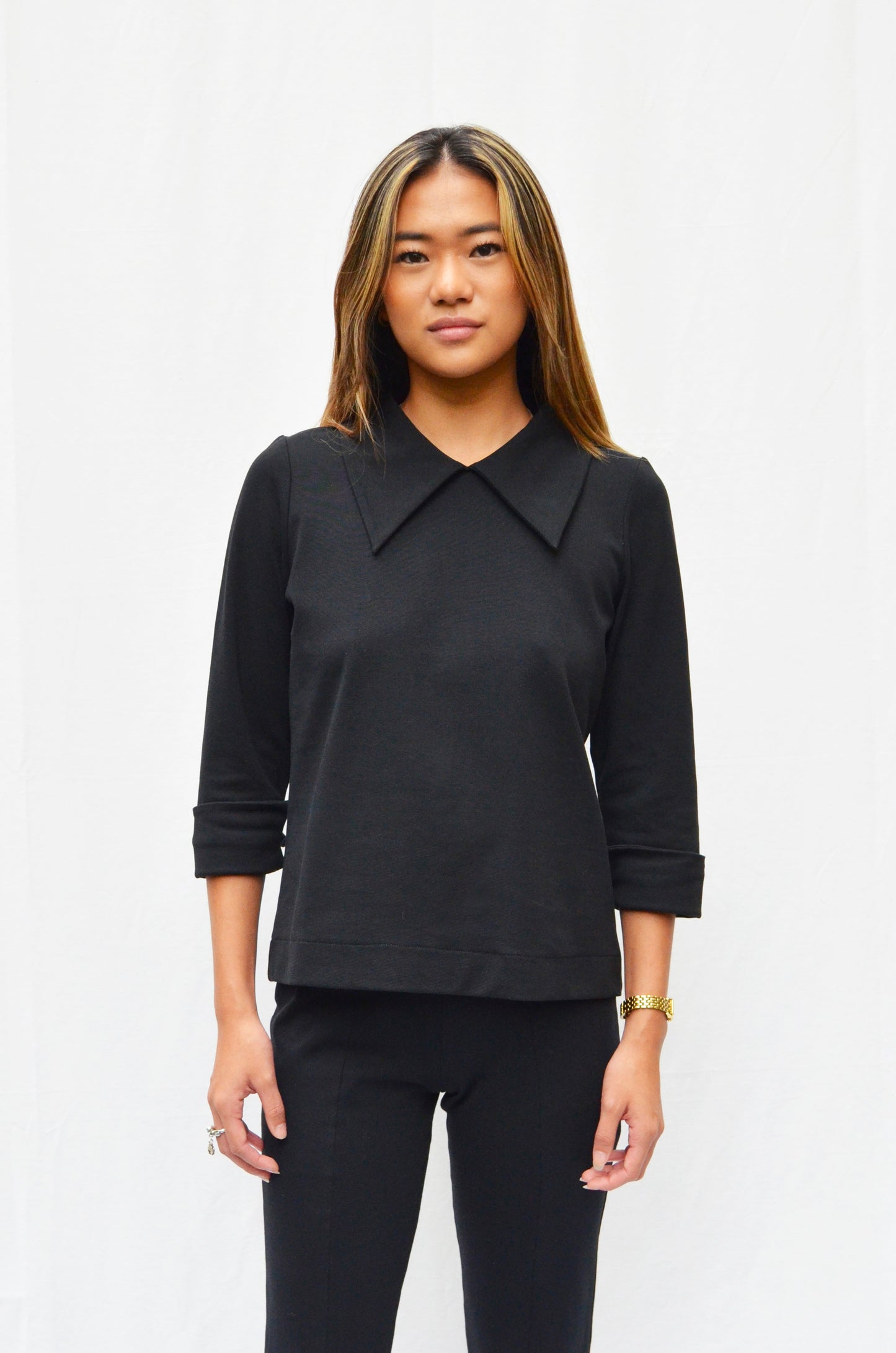 Signature Organic Collared Top