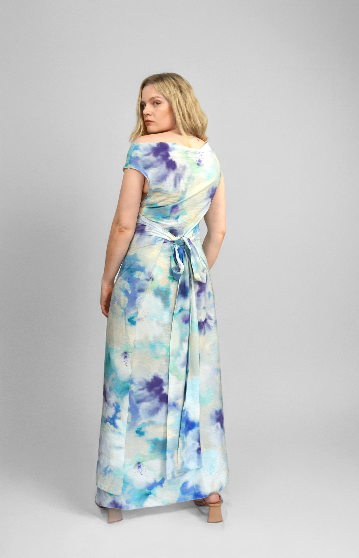 Celeste Draped Gown