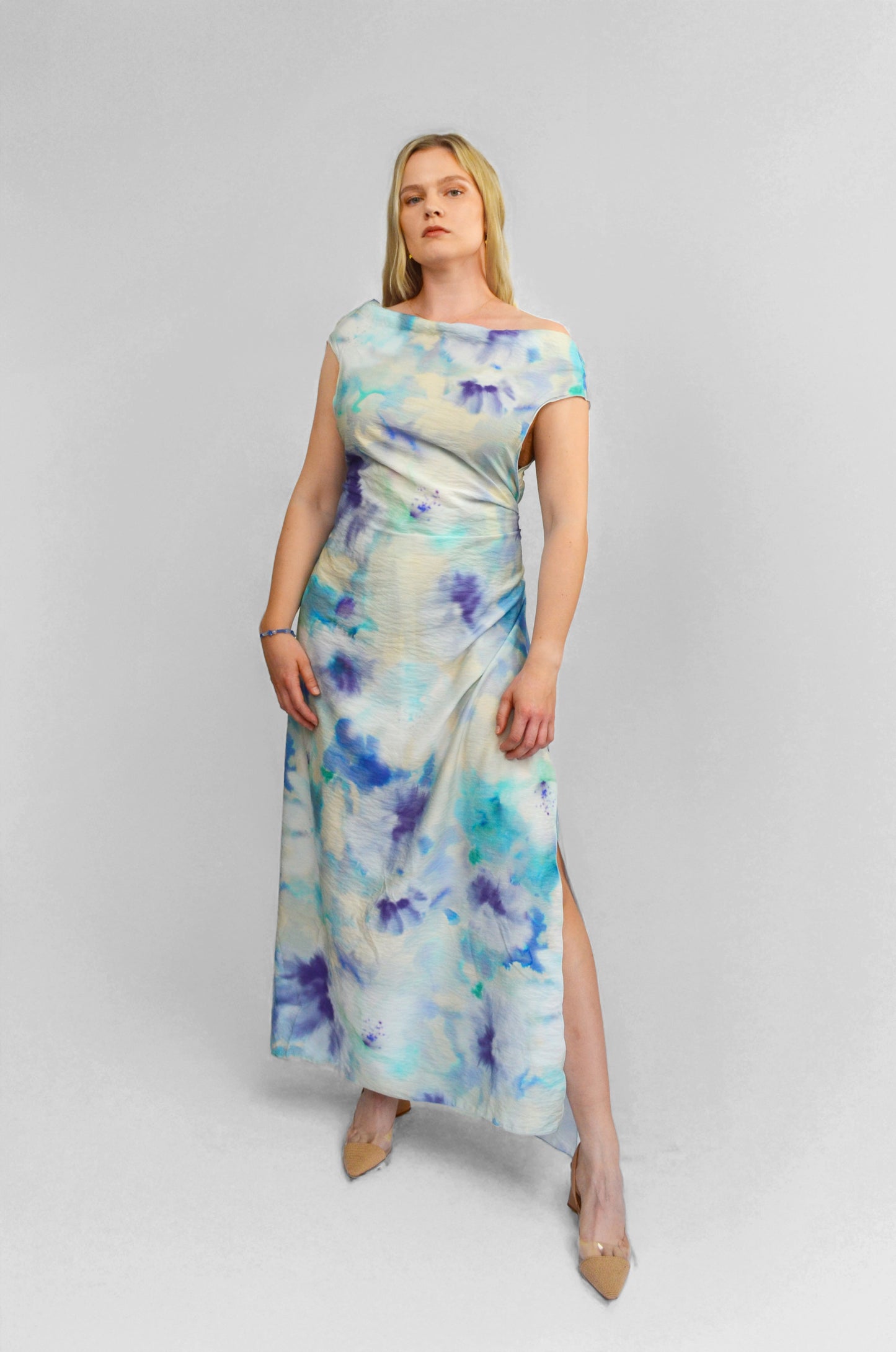 Celeste Draped Gown