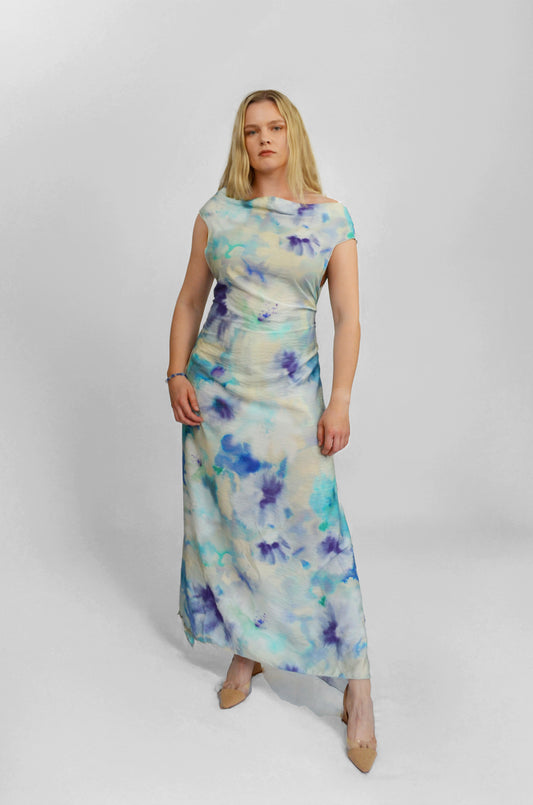 Celeste Draped Gown