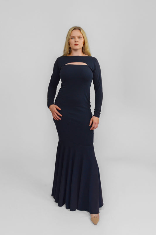 Signature Organic Mermaid Tube Dress with Bolero Top
